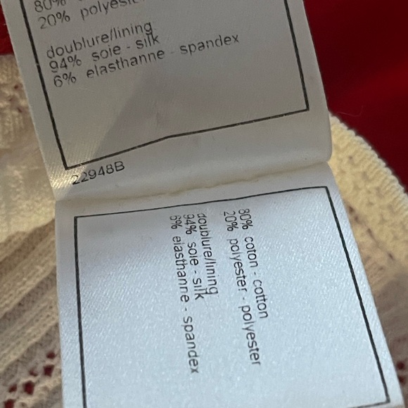 Authentic Chanel Cream Buttoned Cardigan - Picture 8 of 9